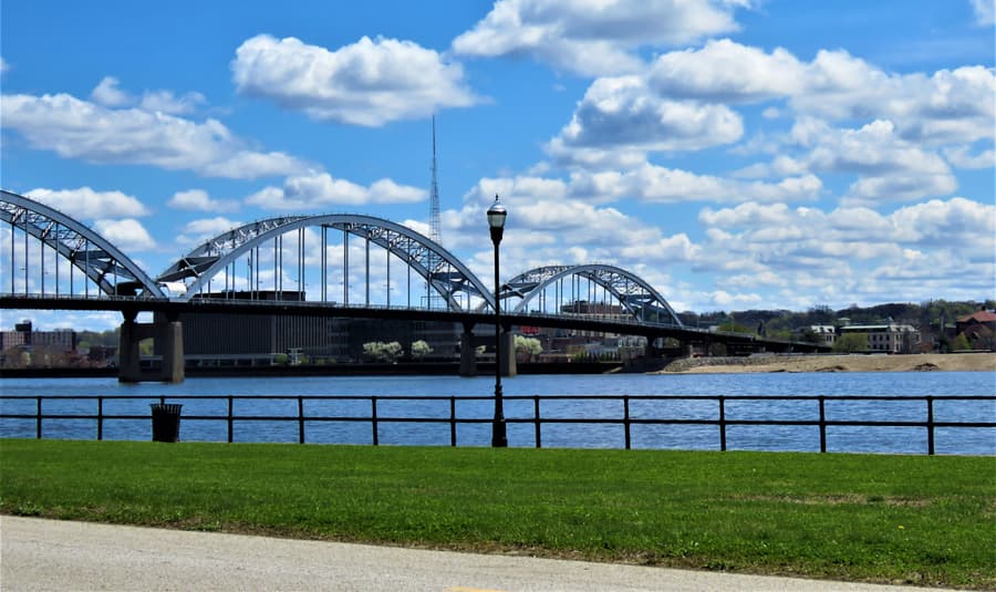 far away view of a bridge