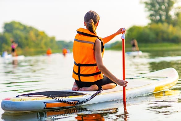 Boating at Summer Camp