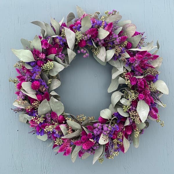 New dried flower wreaths available