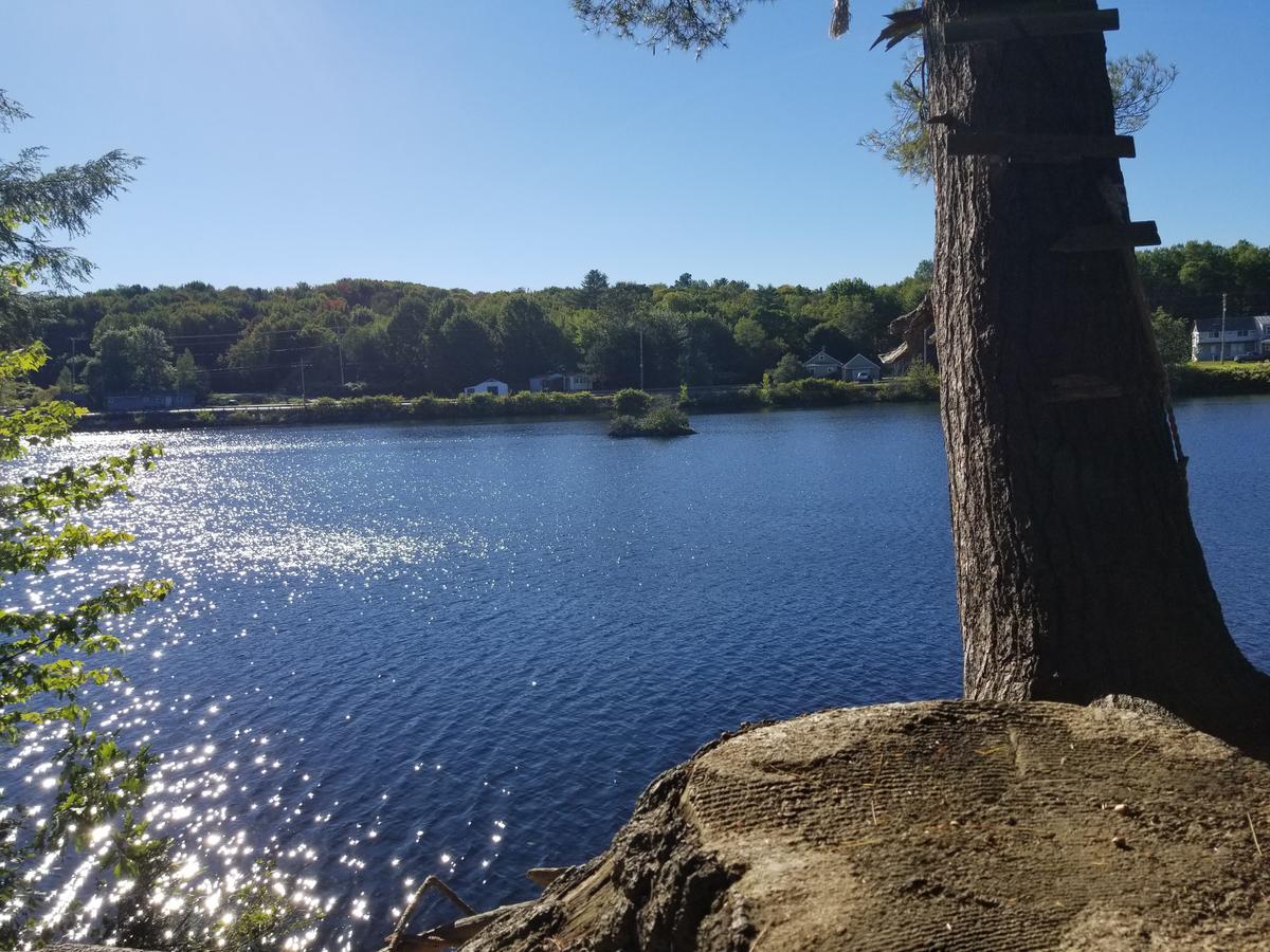 View of the Kennebec River from the trail. Photo credit: Enock Glidden