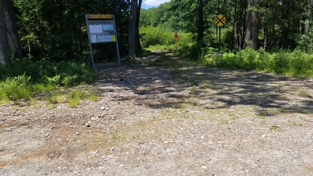 Entrance to the trail from the Park n Ride.