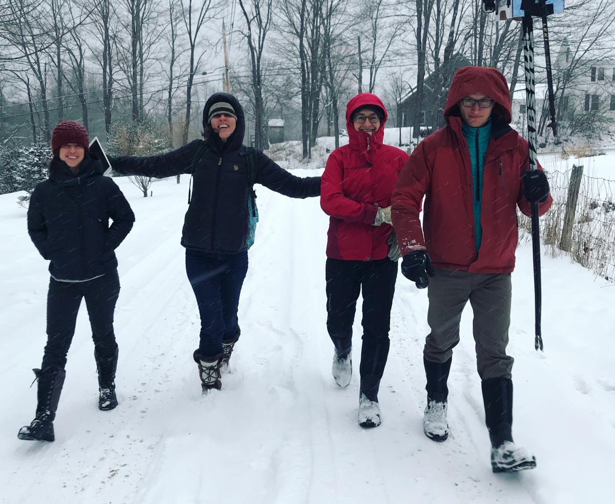 Rain, snow or shine - get out and walk!