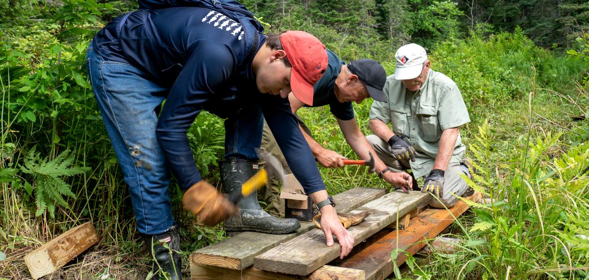 Work Day at Kelsey Brook. Photo credit: Kelly Sink