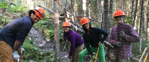 How to Volunteer on Trails in Maine