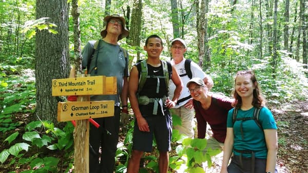 Maine Woods Trail Work Near Gorman Chairback Lodge