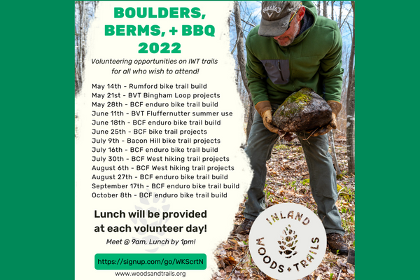 Boulders, Berms, + BBQ