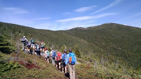 Berry Pickers Trail to Saddleback and The Horn via the A.T.