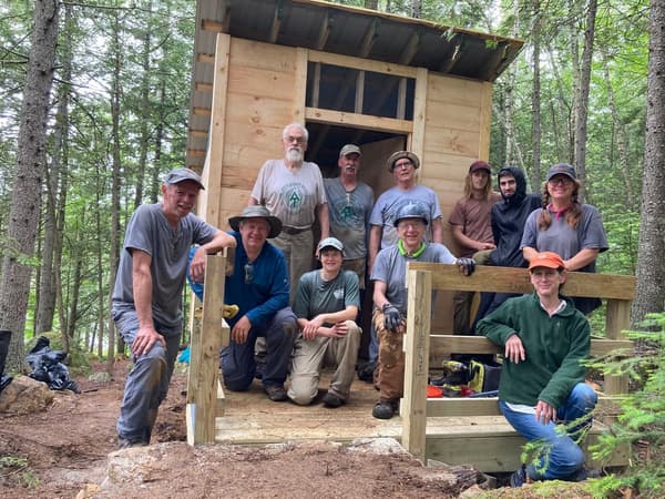 Appalachian Trail: Moxie Bald Campsite Privy