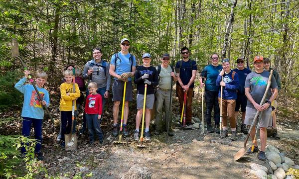 Baker Brook Trailwork Project