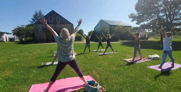 Morning Yoga at Broadturn Farm