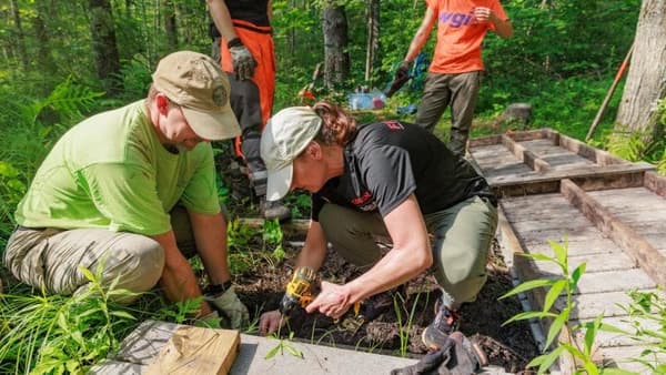 Tall Tree Trail Restoration at McIntire Highlands Preserve