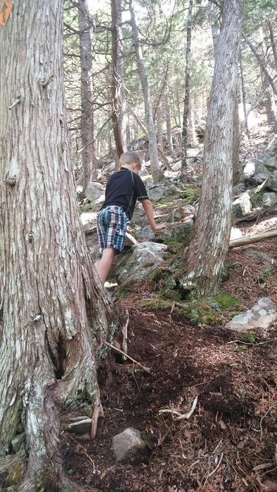 Hard hike huh (Credit: Corinna Burch)