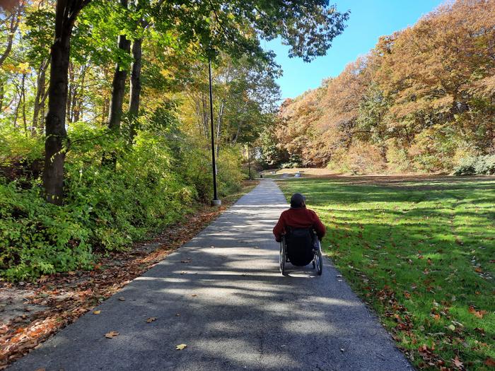 Trail near Moulton Field (Credit: Enock Glidden)