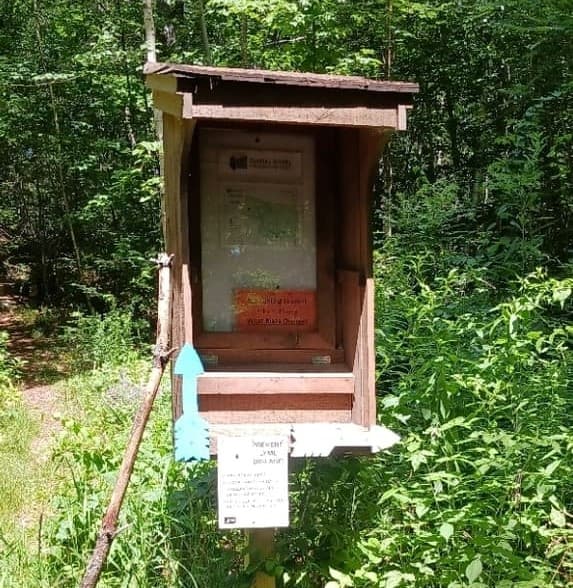 Trail kiosk (Credit: Susanne Meidel)