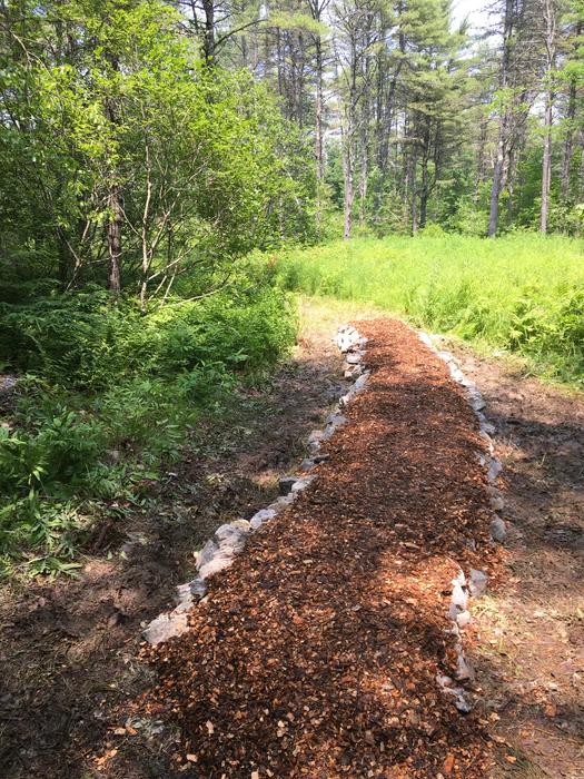 Crushed Stone Pathway on Woods Road (Credit: BTLT)