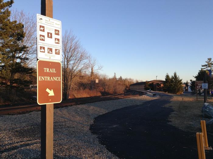 Trail extension to High Street, Ellsworth (Credit: Maine Trail Finder)