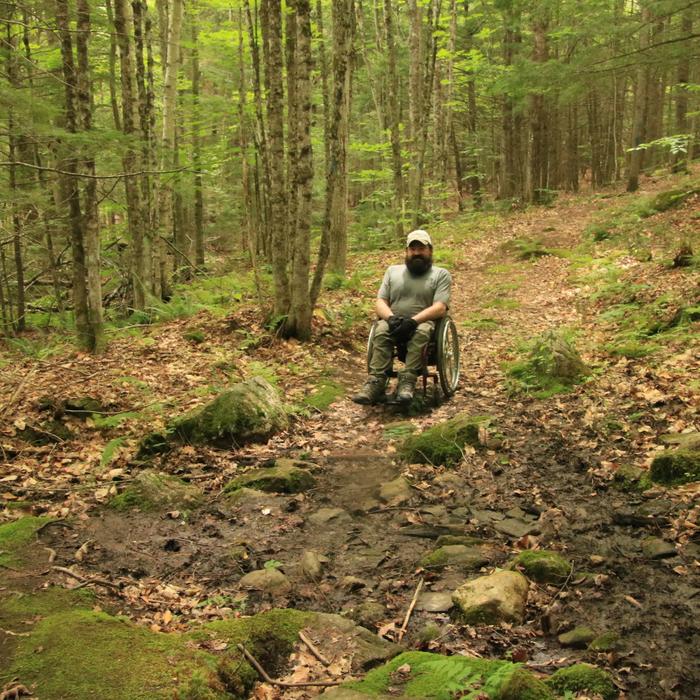 A muddy and rocky section (Credit: Enock Glidden)