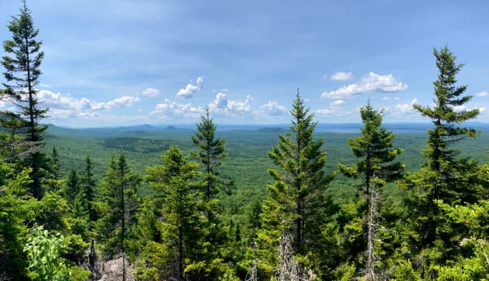 View of Moosehead at end of overlook spur (Credit: Hope Rowan)