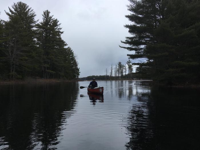 Leaving First Machias Lake (Credit: Nicole Grohoski)