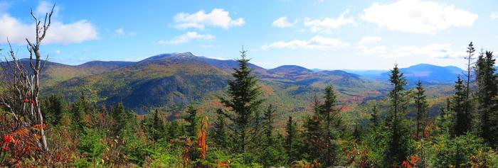 View to the east from the south peak (Credit: Hope Rowan)