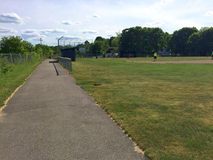 Maple Street Park Baseball Diamond (Credit: Maine Trail Finder)