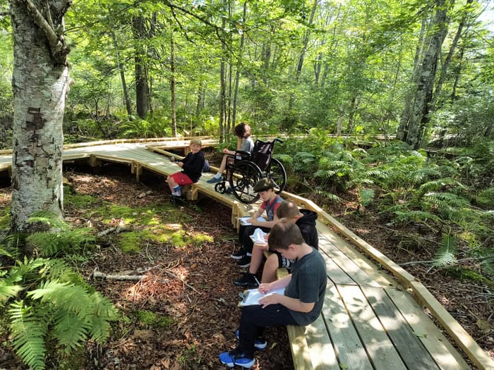Boardwalk around Yellow Birch (Credit: Mickie Flores)