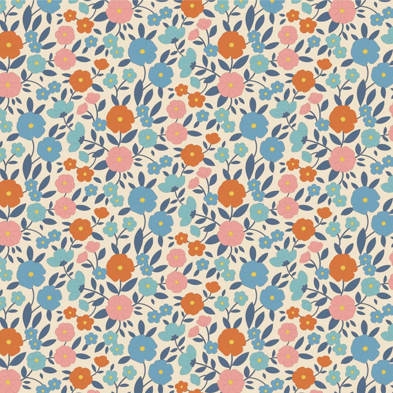 Wallflower Janice Blue 100615
