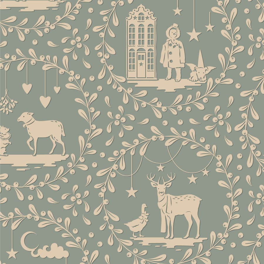 Merry Little Christmas Paperscenes Duckegg 100629