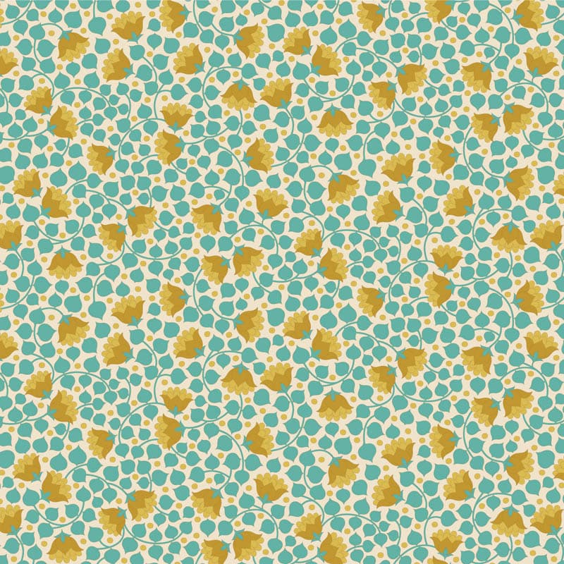 Wallflower Bellflower Teal 110126
