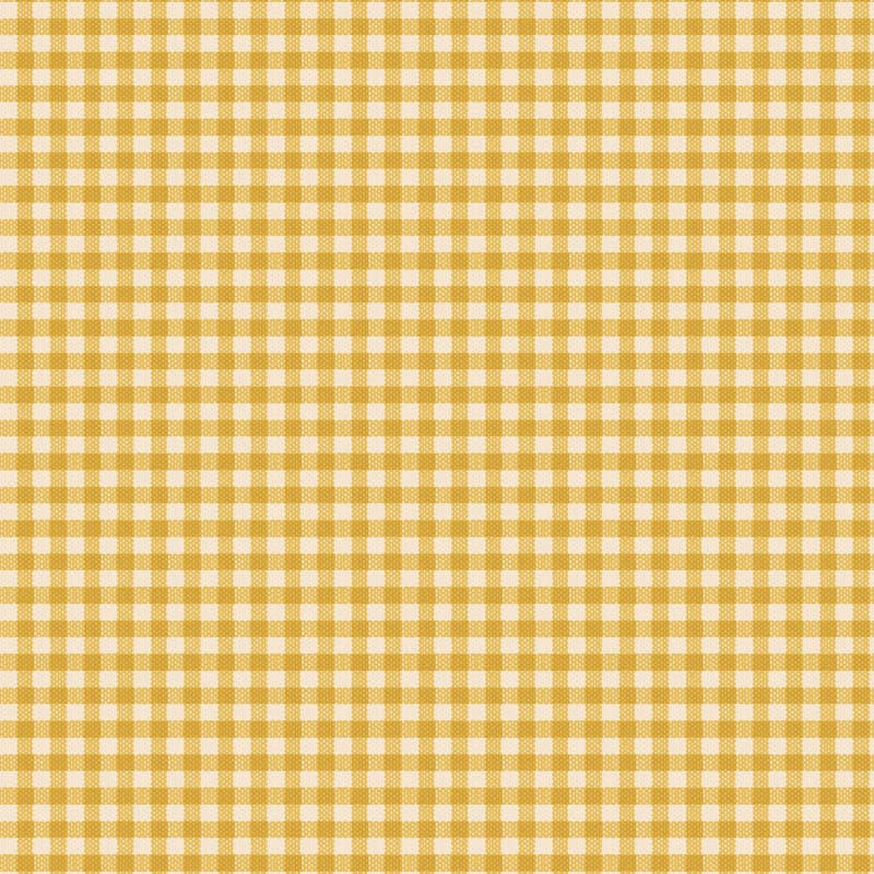 Gingham Yellow  160065