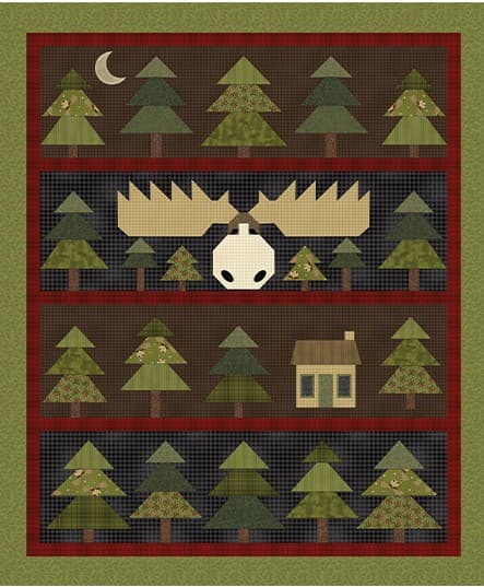 A Moose in the Woods  Panel Multi (approx. 36" x 44") 1633799B