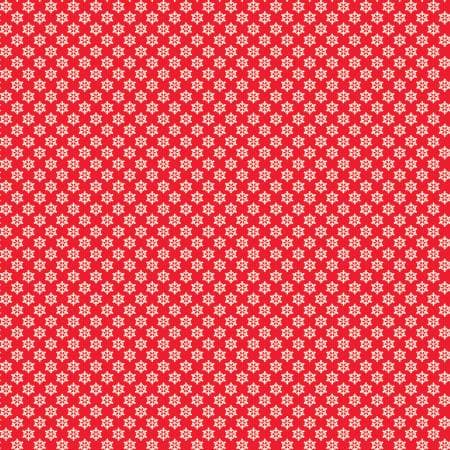 Owls Be Home For Christmas  1658510B Snowflake Mini Red