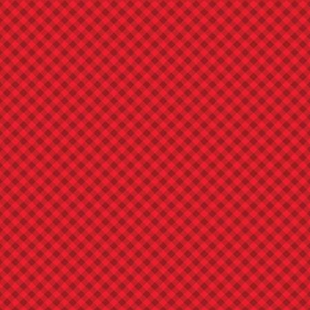 Owls Be Home For Christmas 1658619B Jolly Bias Check Medium Red