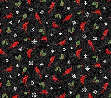 Berry Merry Christmas Black Multi 27061 99