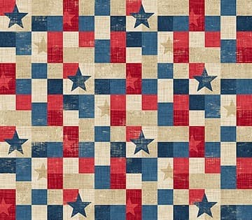 American Heartland Patchwork Beige Multi 28731-12