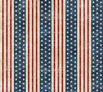 American Heartland Stripe Cream Multi 28734-11