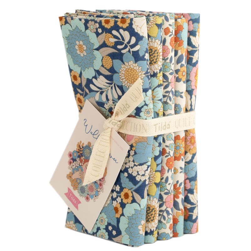 Wallflower FQ Bundle Blue 5 Pieces TIL300234