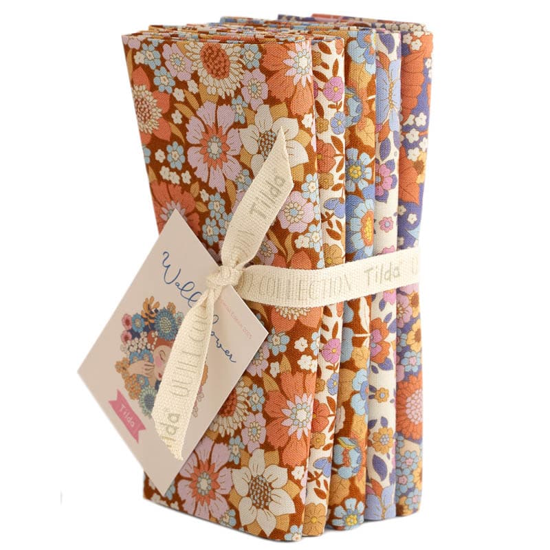 Wallflower FQ Bundle Caramel/Thristle 5 Pieces TIL300235