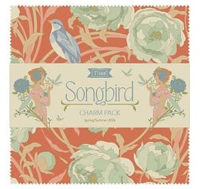 Songbird   Charm Pack 5" squares 40 pieces  2 each 300259