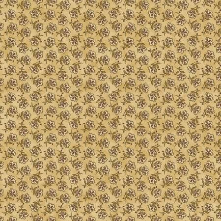 A Moose in the Woods Jacobean Flower Tan 0311472B