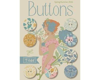 Songbird   Buttons 0.63 in 8 pcs Blue/Yellow 400075