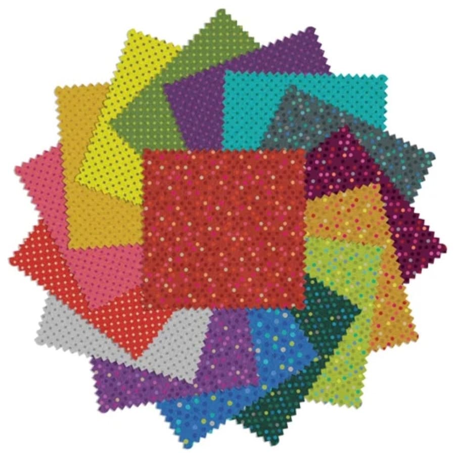 Dazzle Dots Charm Pack 44 pieces 5" sq