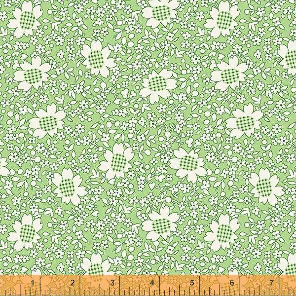 Storybook 22  Gingham Flower Green 53205-8