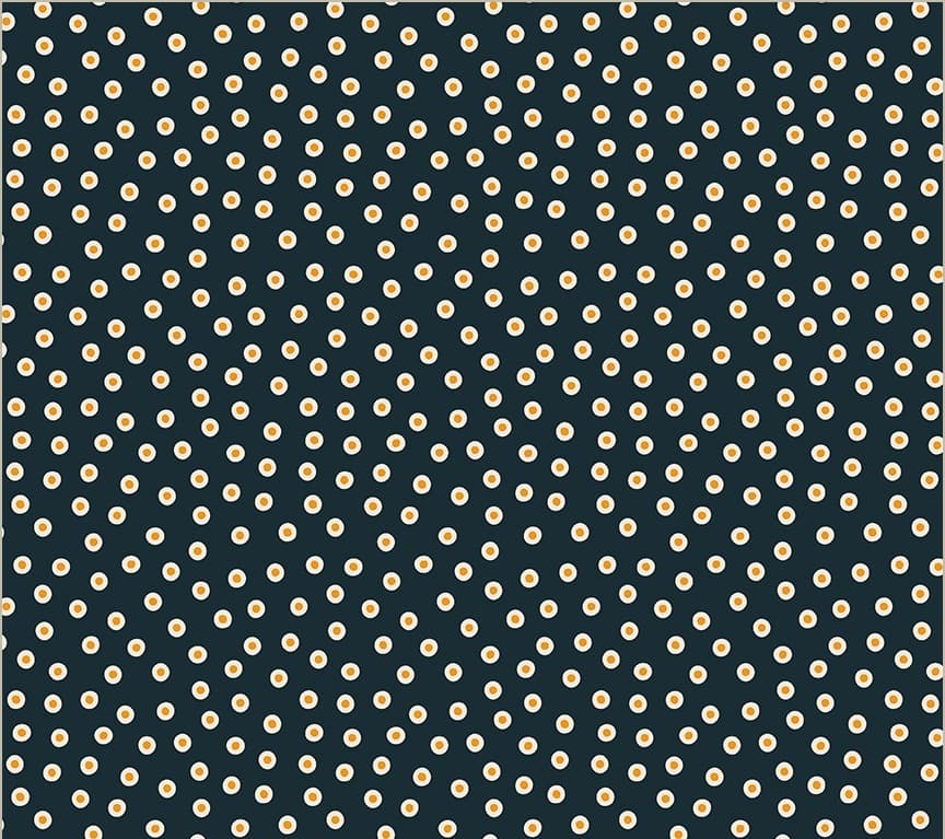 Circa:  Sharp Cheddar  Double Dot, Indigo, Cotton  54096-3