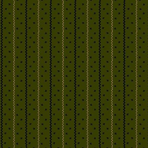 Scraps of Kindness Sprigged Stripe Olive 672 66