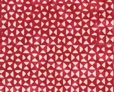 Stenographer's Notebook Batik Cotton Pattern Palace Ruby 722Q-3