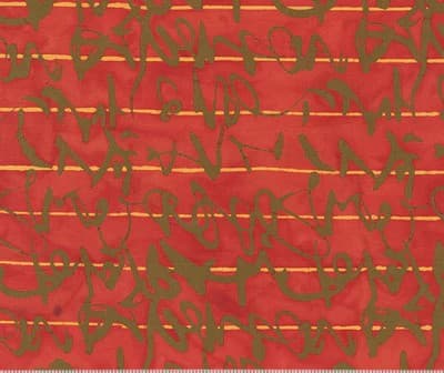 Stenographer's Notebook Batik Cotton Script Hibiscus 723Q-3