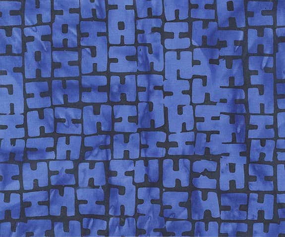 Stenographer's Notebook Batik Cotton Hi True Blue 724Q-3