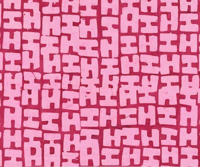 Stenographer's Notebook Batik Cotton Hi Macaron Pink 724Q-4