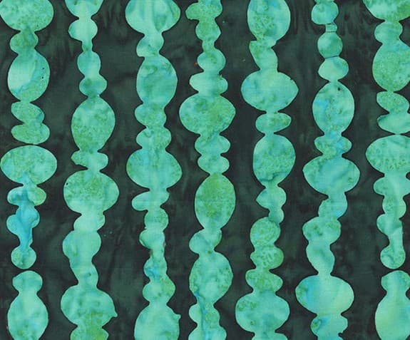 Stenographer's Notebook Batik Cotton Stone Stacks Deep Sea 725Q-2
